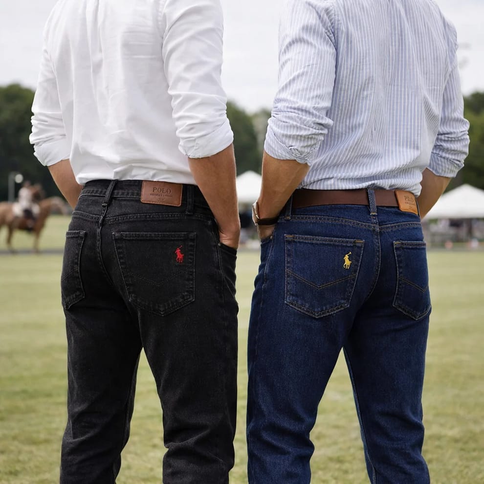 Pack of 2 Premium Denim Jeans (Black & Navy Blue)
