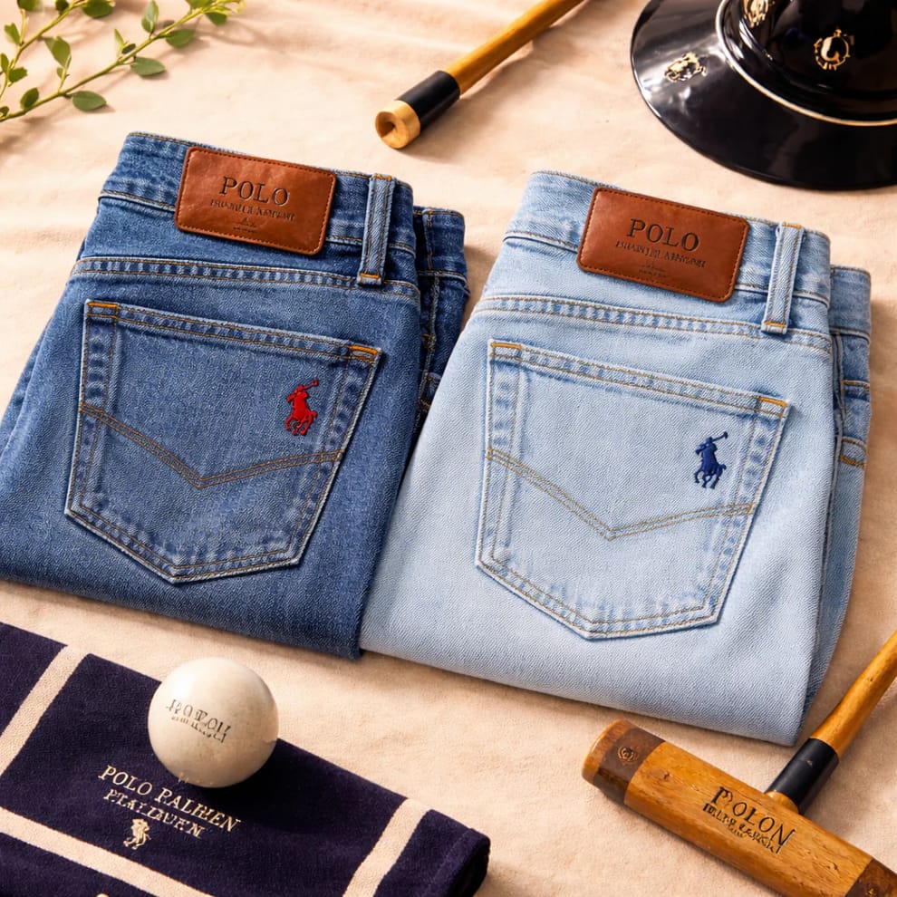Pack of 2 Premium Denim Jeans (Blue & Light Blue)