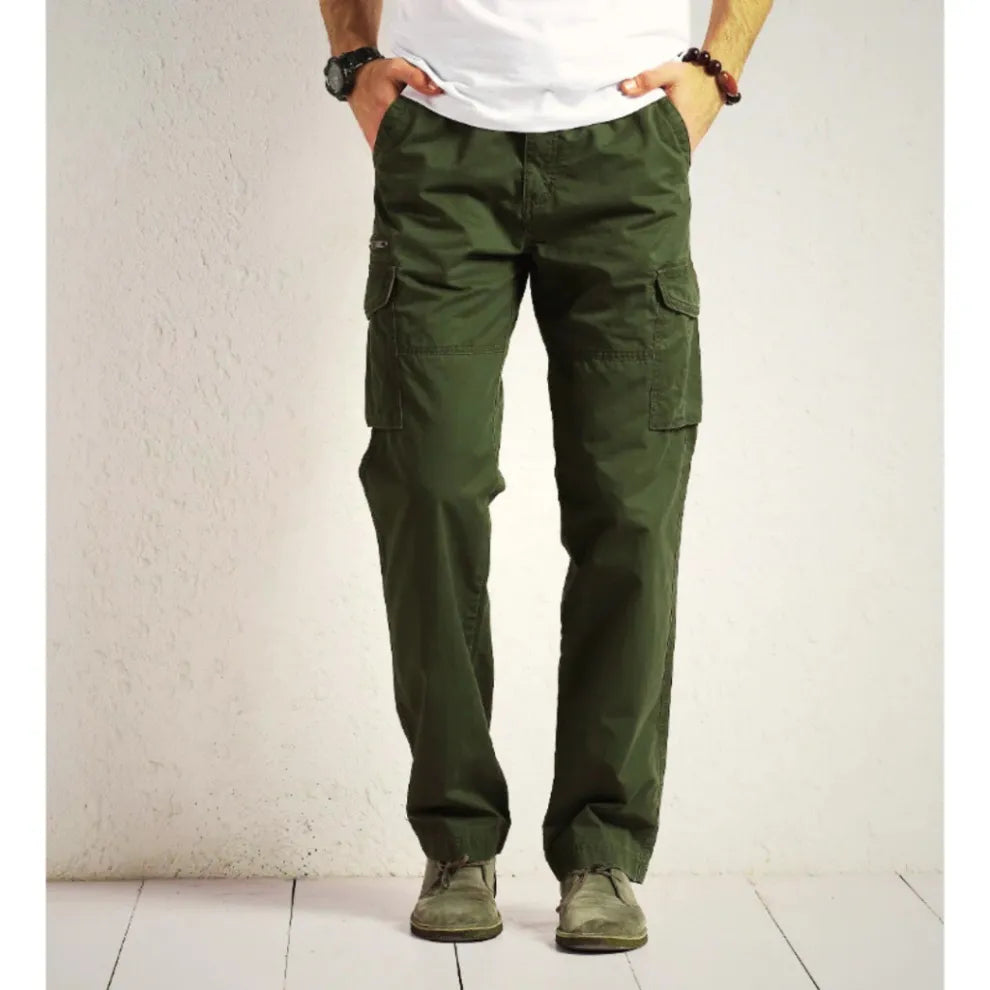 Urban Explorer Combo  Men Cargo Pants 2 Pack (Olive Green & Khaki)
